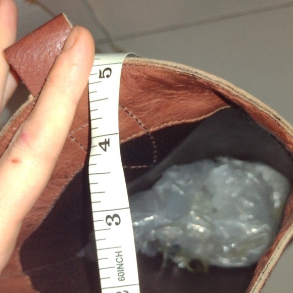 Donna pui tall brown leather boots made in Italy size 37 - Picture 15 of 16